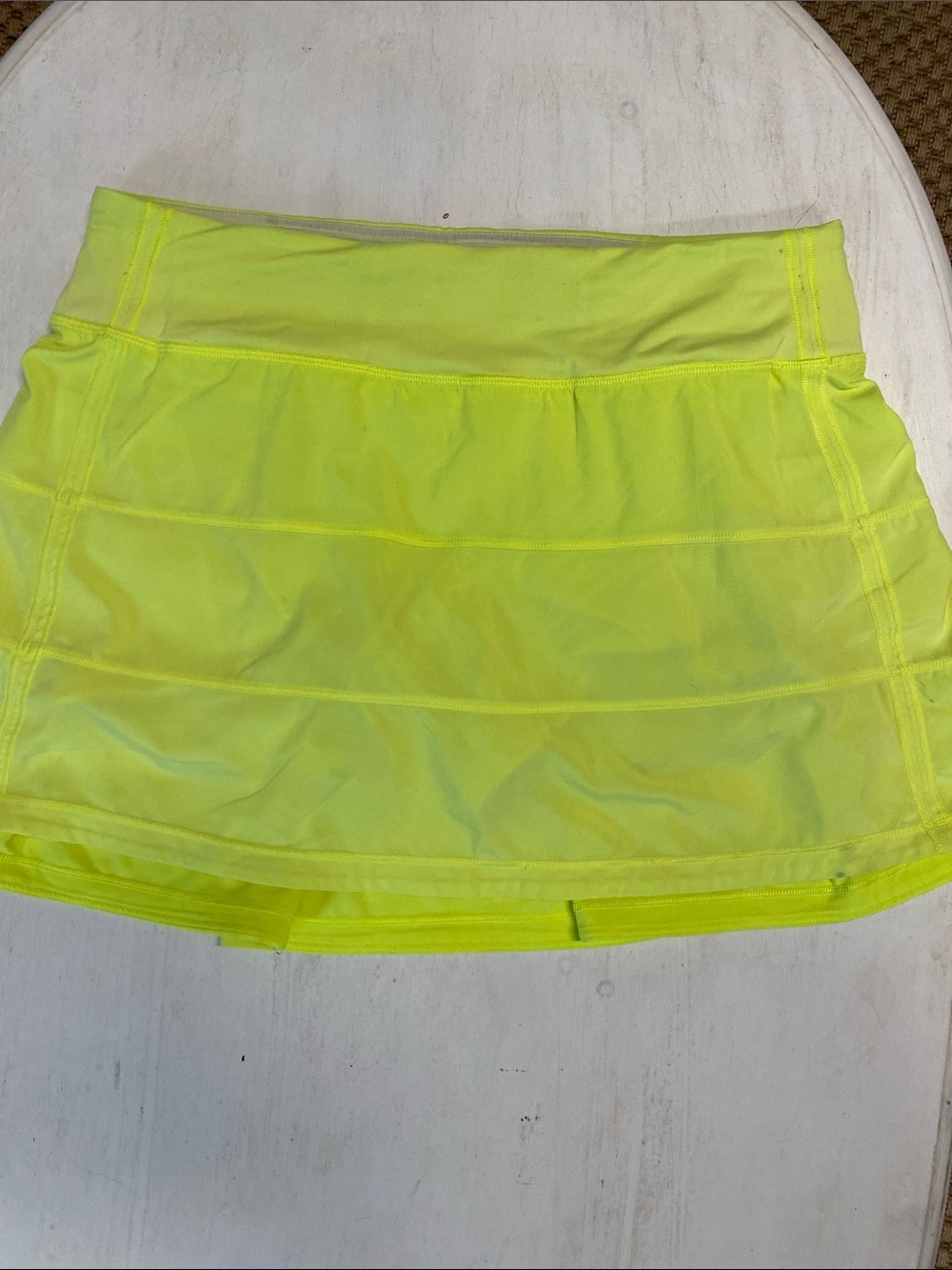 lululemon athletica Neon Yellow Women's Skort